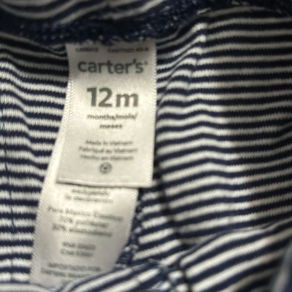 Two Carters baby boy pants size 12 months